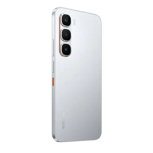 infinix hot 60 pro Titanium Silver Backside