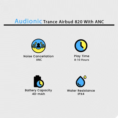 Audionic Trance Airbud 820 With ANC product gallery image 2