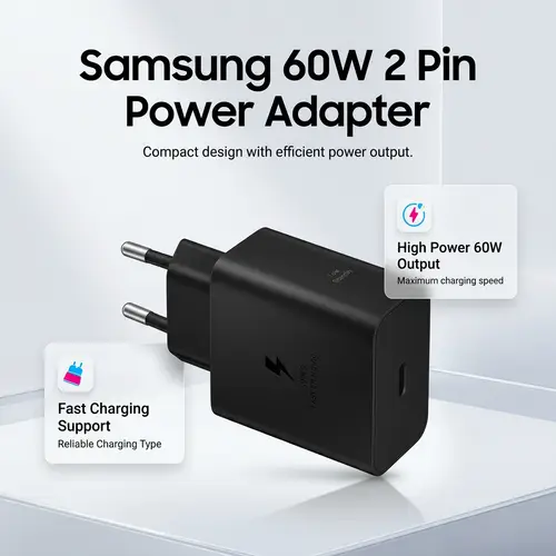 Samsung 60W 2 Pin Power Adapter