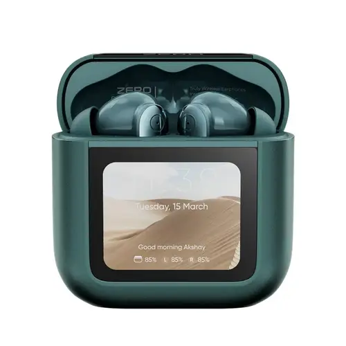 Zero Display Earbuds Metallic Green color earbuds specs and price